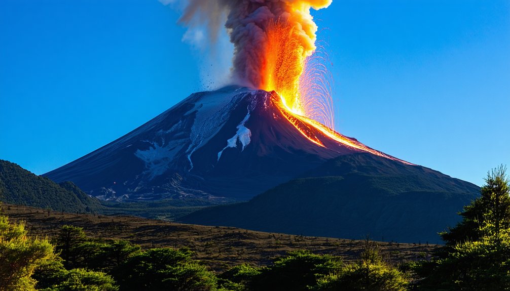 historical volcanic eruptions documented